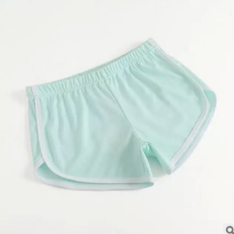 Casual High Waist Pure Color Sport ..