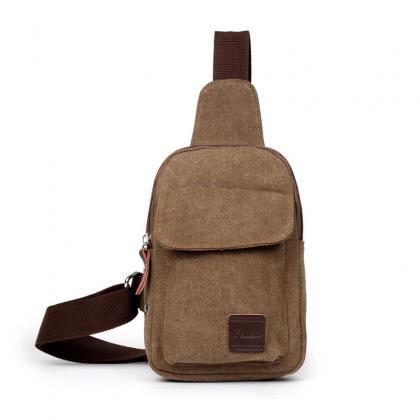 Canvas Out Pocket Chest Pack