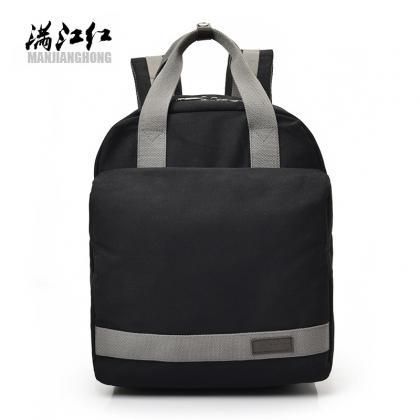 Korean Style Canvas Laptop Backpack