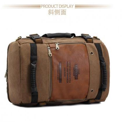 Super Large Capacity Canvas Soft Durable Men..