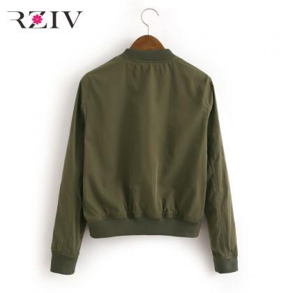 Black or Army Green Bomber Jacket, ..