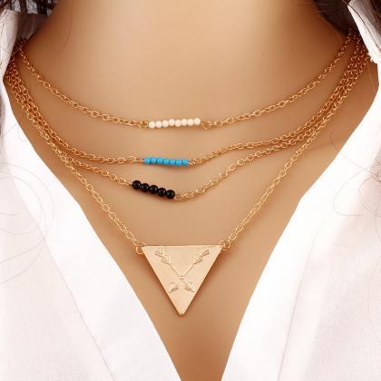 Fashion Temperament Of Bead Necklace