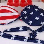 American Flag Swimwear Bikini