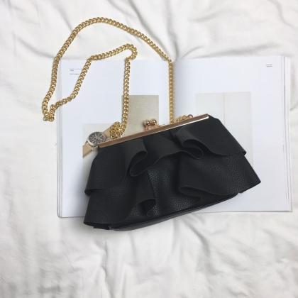 Distinctive Skirt Shape Chain Crossbody Bag