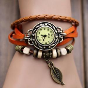 Handmade Vintage Style Leather Band Wrist Watch