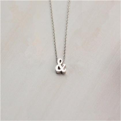 Simple Personality Letter Necklace