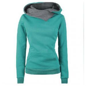 Pure Color Cotton Hooded Coat With Hat