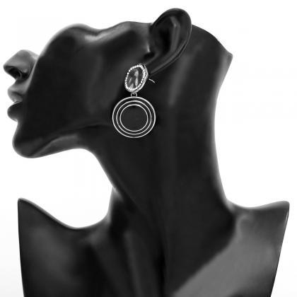 Personalized Micro - Set Geometric Earrings