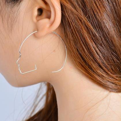 Personalized Metal Piercing Earrings