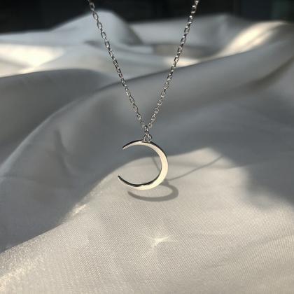 Fashion Sweet Moon Silver Plated Jewelry..