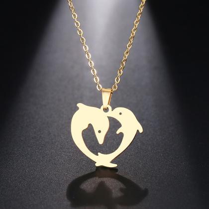 Stainless Steel Necklace For Women Man Playful..