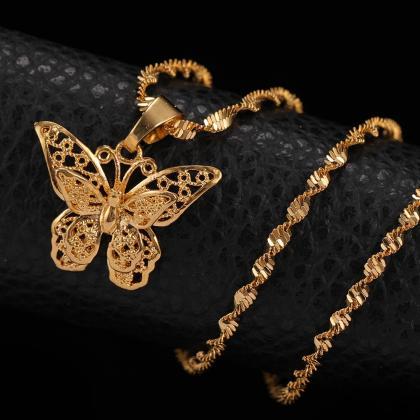 Butterfly Statement Necklaces