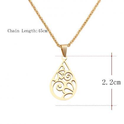 Stainless Steel Necklace For Women Man Design..