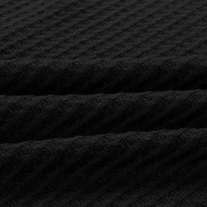 Black Pile Collar Low High Sweater