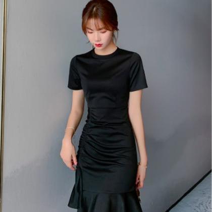 Sexy Short Sleeve Mini Dress