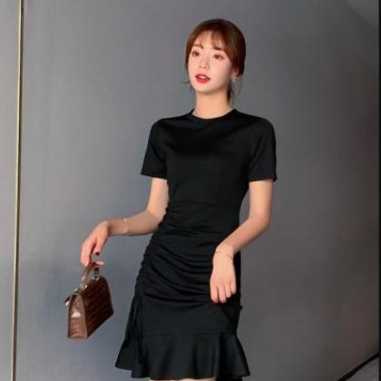 Sexy Short Sleeve Mini Dress