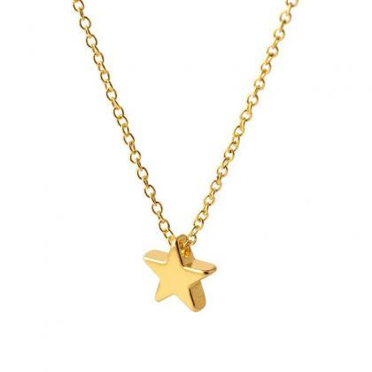 Fashion Thickened Star Pendant Collarbone Sweater..