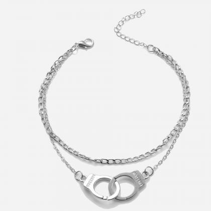 Love Handcuffs Fashion Beach Anklet Bracelet..