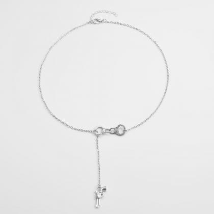 Handcuffs Pendant Couple Necklace-1