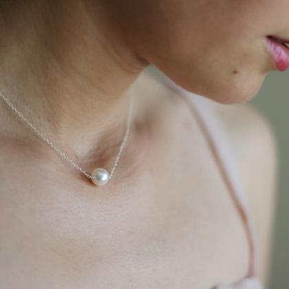 Fashion Street Necklace Pearl Necklace Clavicle..