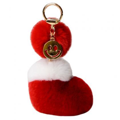Rex Rabbit Plush Ball Key Chain Pendant Lovely..