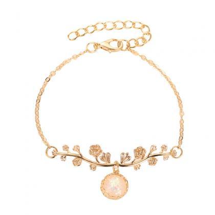 Retro Simple Temperament Bracelet Fashion Camellia..