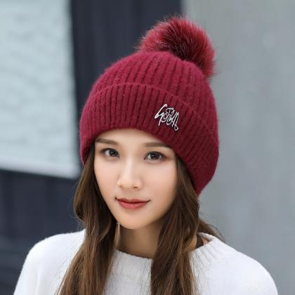 Red Autumn And Winter Fashion Versatile Korean..