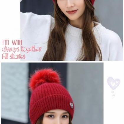 Red Autumn And Winter Fashion Versatile Korean..