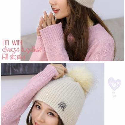 Beige Autumn And Winter Fashion Versatile Korean..