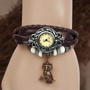 Owl Leather Bracelet Women's Wrist..