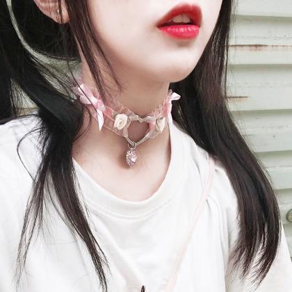 Collar Chain Female Neckband Lace H..