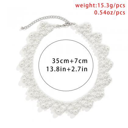 Vintage Woven Lace Tassel Clavicle Chain..