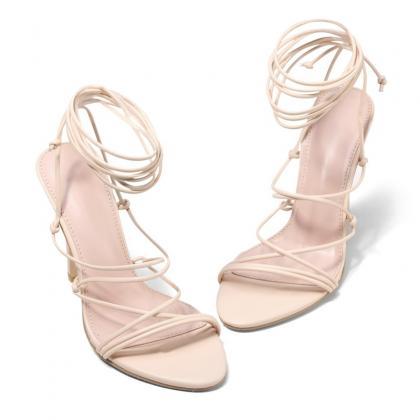 Roman Style Fashion High Heels Strap Sandals