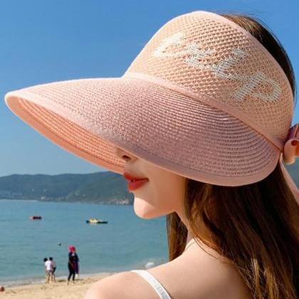 Pink Simple Breathable Sun Protection..
