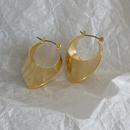 Original Chic Solid Normcore Geometric Earrings