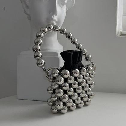 Original Stylish Beads Handmade Bag