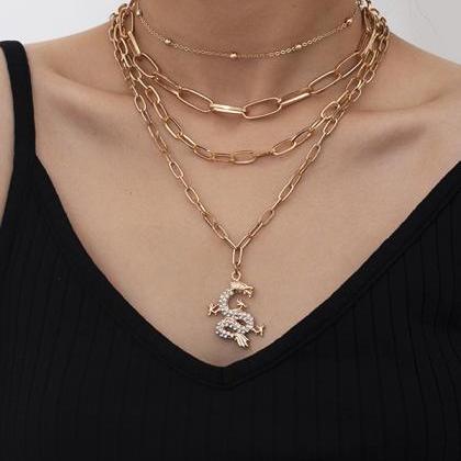Original Stylish Dragon Shape Necklace