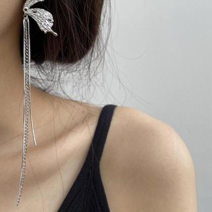 Casual Butterfly Shape Chains Earrings Accessories..