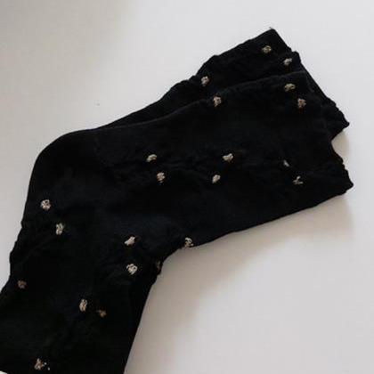 Black Original Jacquard Socks