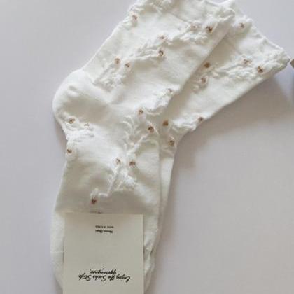 White Original Jacquard Socks