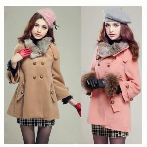 Stand Collar Double-breasted Cloak Coat