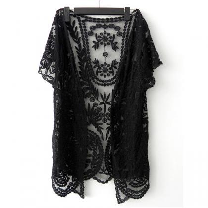 Hollow-Out Lace Embroidery Crochet ..
