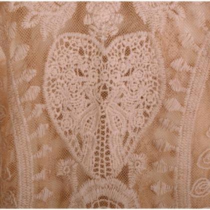 Hollow-out Lace Embroidery Crochet Blouse