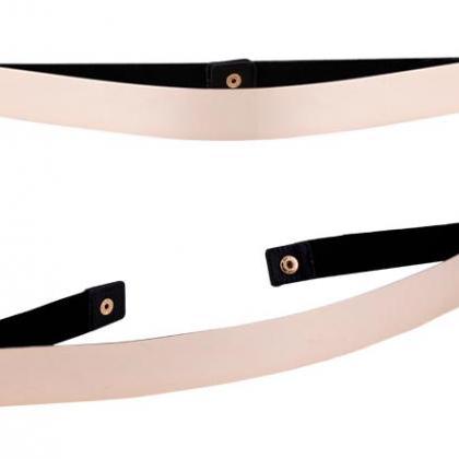 Women's Elastic Metal Waist Belt