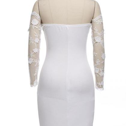 Strapless Lace Bodycon Stretch Dress on Luulla