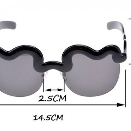Cool Unisex Half Frame Sunglasses