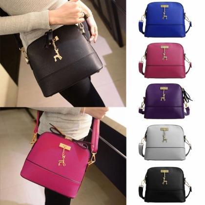 Women Fashion Synthetic Leather Small Solid..