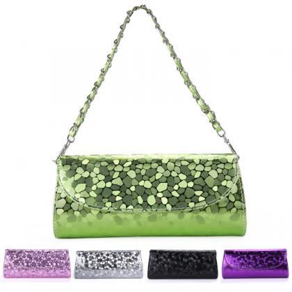 Fashion Women Synthetic Leather Chain Bag Handbags..
