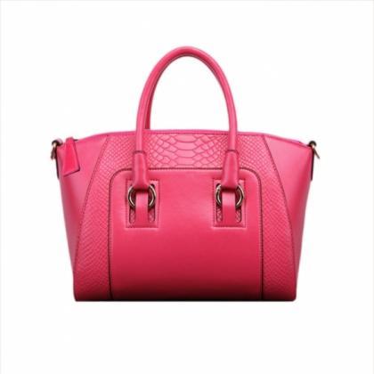 Lady Handbag Shoulder Bag Tote Purse Leather..