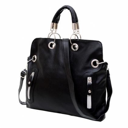 Women's Synthetic Leather Handbag..